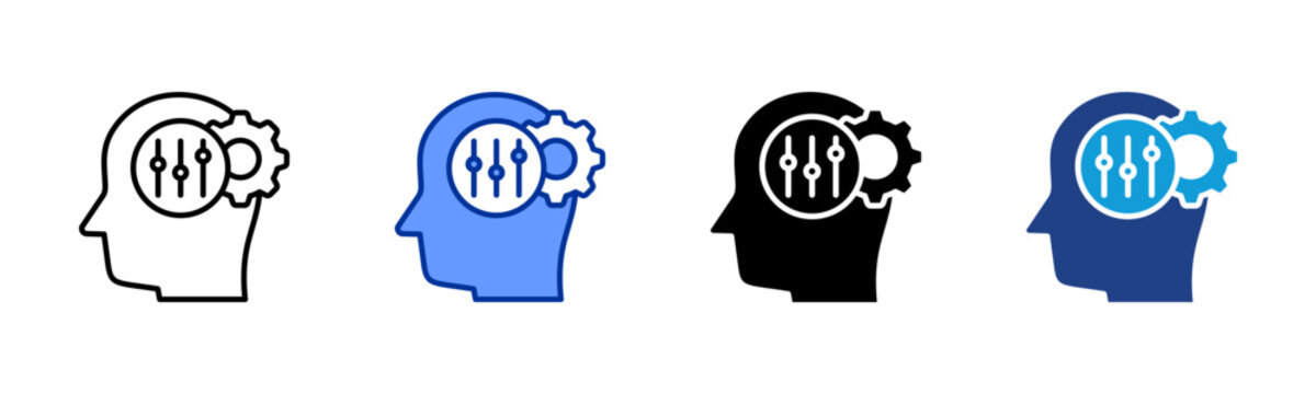 Self Control icon collection with multiple styles