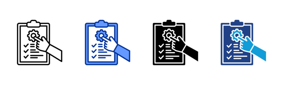 Follow Through icon collection with multiple styles