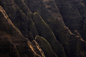 Aerial View of Na Pali Coast in Kauai Hawaii © ANITEK MEDIA 