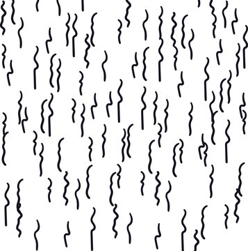 Texture in the form of vertical short wavy lines or worms.