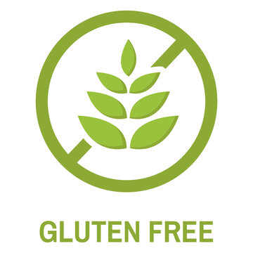 Png gluten free icon element, transparent background