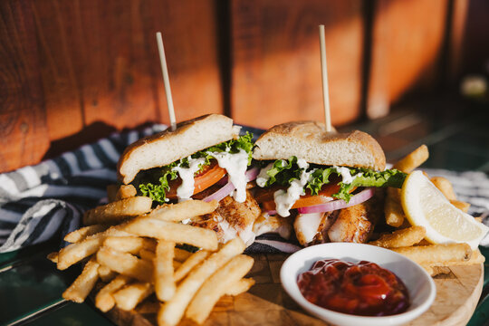 Snapper Fish Sandwich