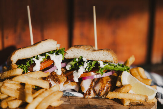 Snapper Fish Sandwich