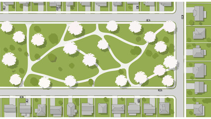 Residential Neighborhood Master Plan Design   Urban Planning Blueprint © Zayn coy