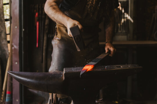 Blacksmith Working