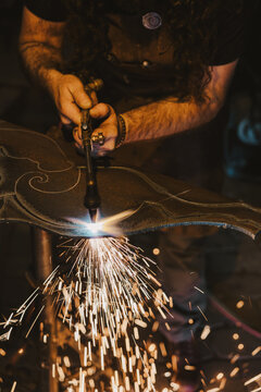 Blacksmith Working