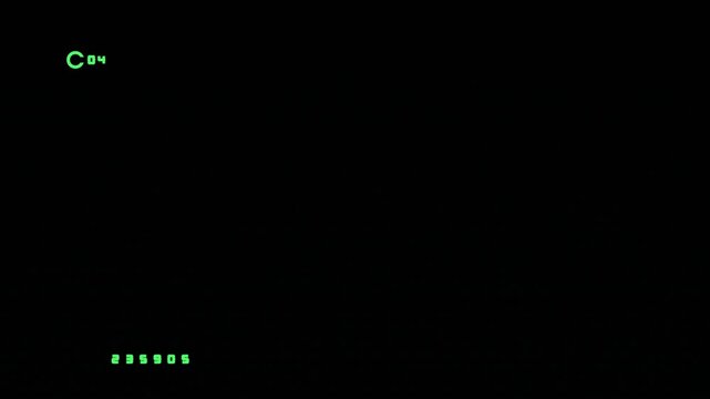 CCTV Security Camera Overlay Infrared Night Mode ProRes 4444 Alpha 4K