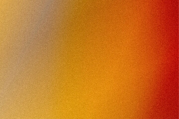 Fototapeta premium Rich warm gradient shifting from muted gold to intense orange and red with a fine grain texture, ideal for energetic branding, seasonal promotions, and bold backgrounds.