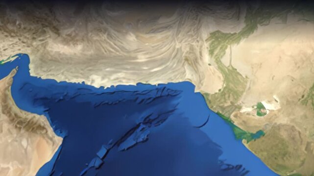 Animated Flight Path Map from Doha Qatar to London United Kingdom