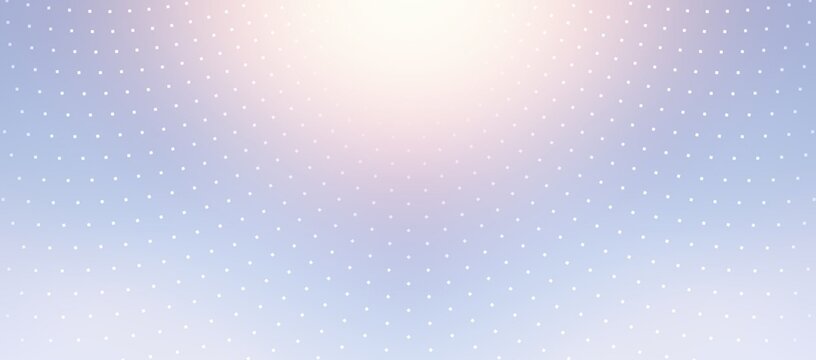Airy net on sky shine background. Simple plexus abstract technology banner.