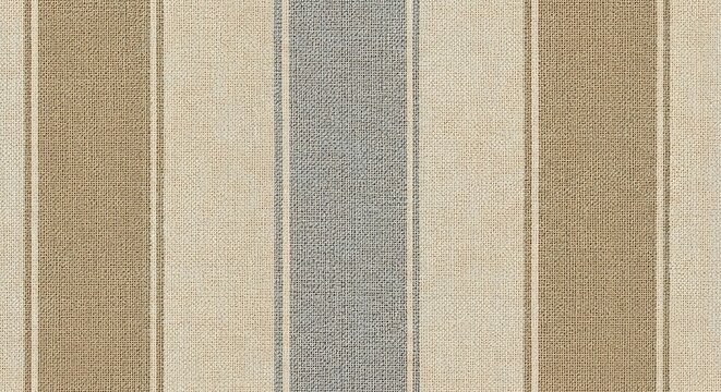 textured linen striped wallpaper, vertical stripes with woven fabric appearance in natural earthy tones, beige sand and soft gray palette, realistic textile effect, seamless repeat pattern, 