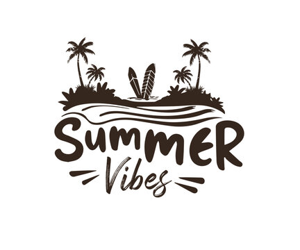 Hello, summer typography t-shirt design