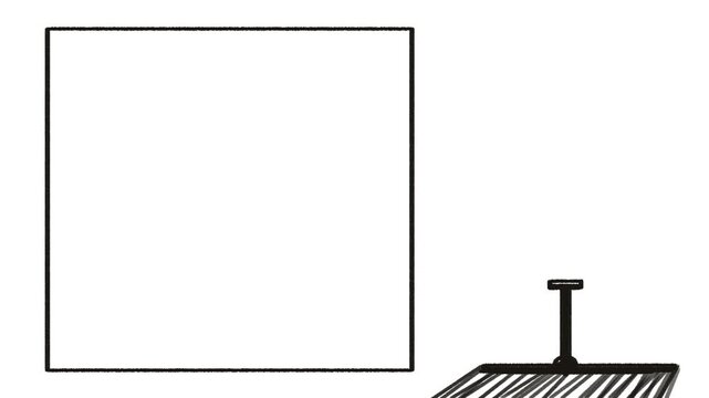 There is a switch or lever next to the frame.