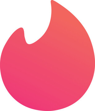 Tinder App Icons. Dating App sign. Online matchmaking and romance symbols. Romantic Communication Icon. Love and Heart design. Flame and fire icons