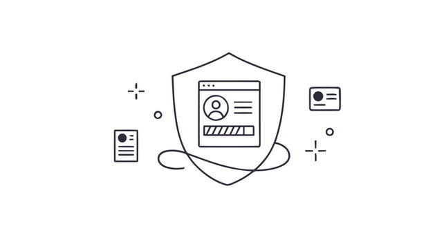 Digital Security Shield - Protecting Online User Profiles and Data.