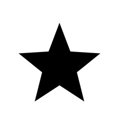 Fototapeta premium Starry Silhouette: A sleek, five-pointed star shape, a symbol of aspiration and achievement.
