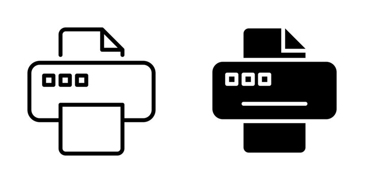 print icon, element icon for design branding, print, and digital media