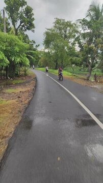 man riding a bike