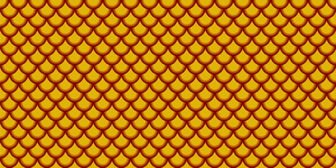 fish scales seamless pattern vector illustration abstract in flat design wrapping paper, fabric, design © Yuliantart