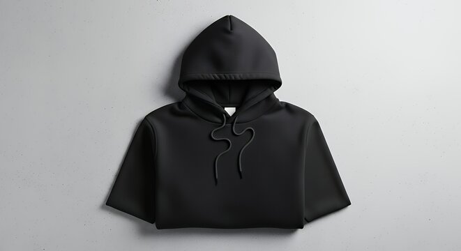 Black white hoodie mockup hoodie mockup clothing design fashion casual hoodie isolated blank apparel cotton template