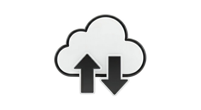 Cloud Upload and Download Icon