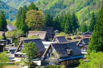 合掌造り集落の風景 © ベルビア