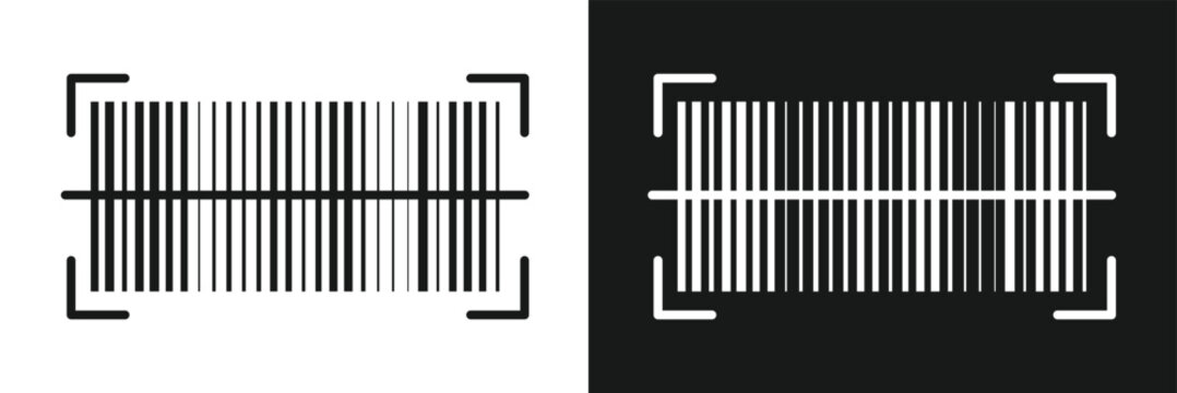 Barcode isolated on white background, Simple fake bar code, barcode scratched vector illustration , barcode icon for selling, Product Barcode, Trendy bar code for web icon in eps 10