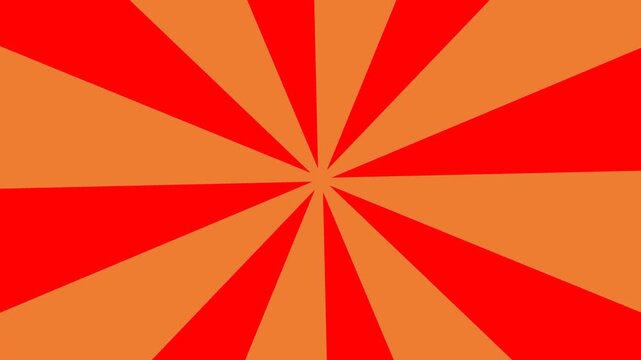 red sunburst background