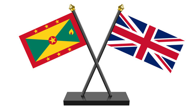 Flag of United Kingdom of Great Britain and Grenada
