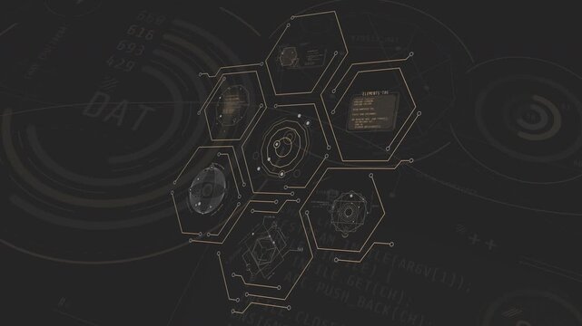 Infographics visualizing a multi-process data management and analysis system