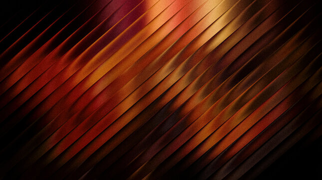Dynamic diagonal lines with warm orange and red gradient on a dark textured background