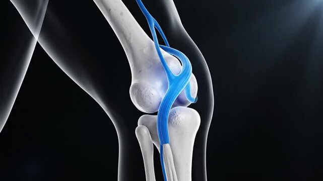 3D Medical Animation of Human Knee Anatomy and ACL Injury