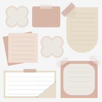 vector stok element for design bullet journal 
