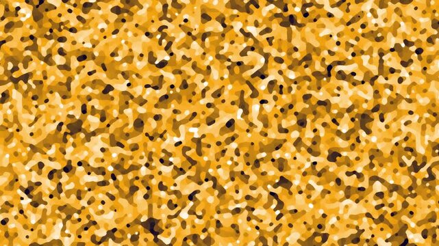 Dynamic Golden Camouflage Pattern with Organic Motion