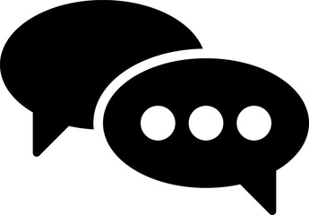 Fototapeta premium Set of speech bubble in flat design, chatting box, message box icon. Chat Bubble Icon. Discussion icon set. Chat, message, sms, chat, talk line icon vector illustration collection.