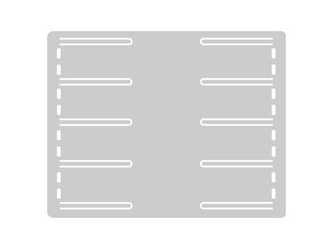 駐車場の俯瞰　イラスト