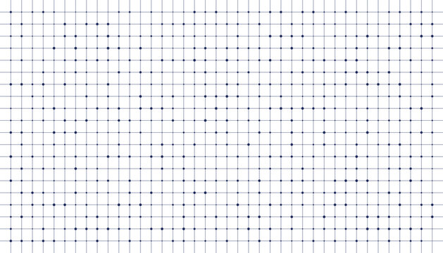 A seamless light purple grid background composed of evenly spaced small square dots on white paper