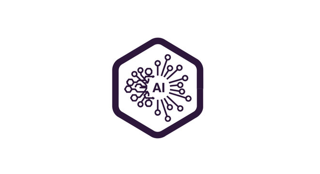 Artificial Intelligence Logo Depicting Innovation and Technological Advancement.