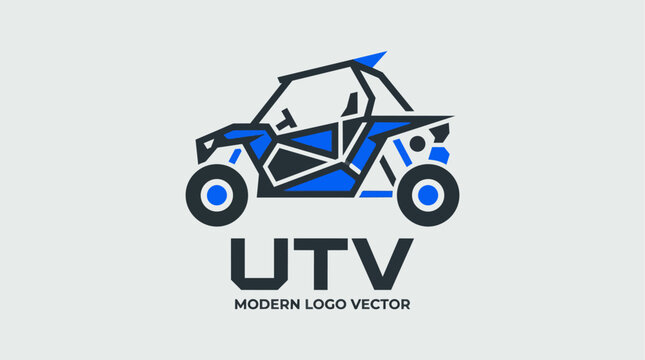Modern UTV Logo Design.