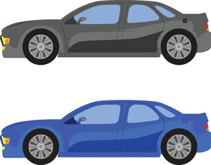 Naklejka premium Blue Car