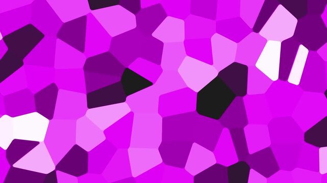 Bold Pink Voronoi Geometric Motion