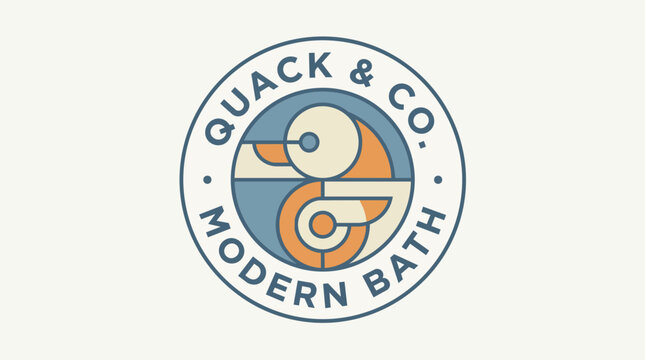 Quack and Co modern bath.