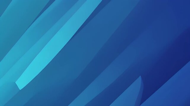 Abstract Blue Geometric Lines Background with Gradient Shades