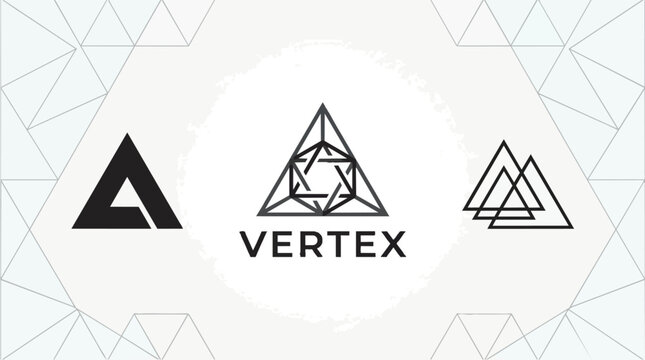 Vertex Triangle Logo Designs.