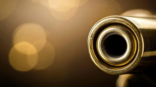 ejected. Single brass cartridge case ejected from an antique revolver, isolated on dark background. mobility guides, transit brochures, designed for mobility and urban transit guides.