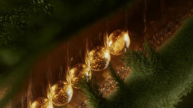 Phloem Sugar Flow. Plant Cells & Micro-Nature (Scientific Visualization). Scientific Storytelling. the sieve tubes of phloem transporting glowing golden droplets of glucose throughout the plant
