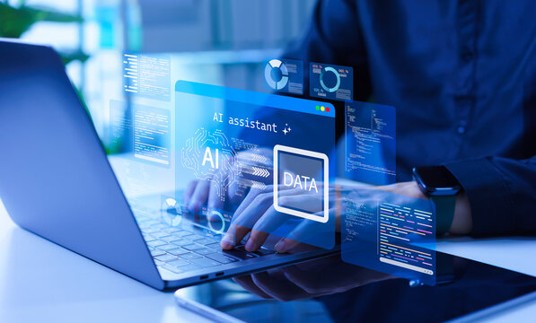 Programmer using AI coding tools to build software system, database development, intelligent optimization, programming tasks, testing process and digital technology solution.