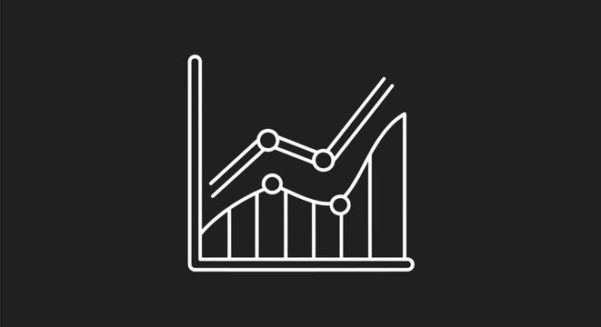 Financial Growth Chart Depicting Business Success and Positive Trends.