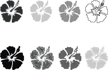 Hibiscus Flower Art Collection © sobuj