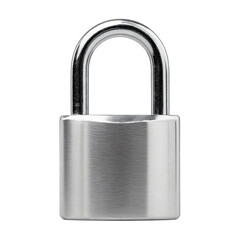 Naklejka premium High-Quality Isolated Steel Padlock for Security Solutions in Professional Settings